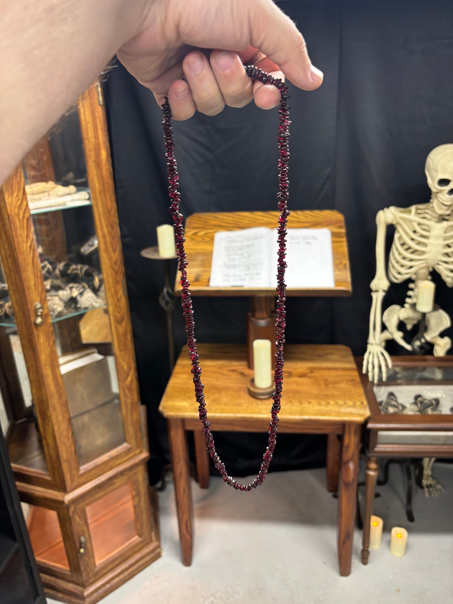 Precious Stone Chip Necklace