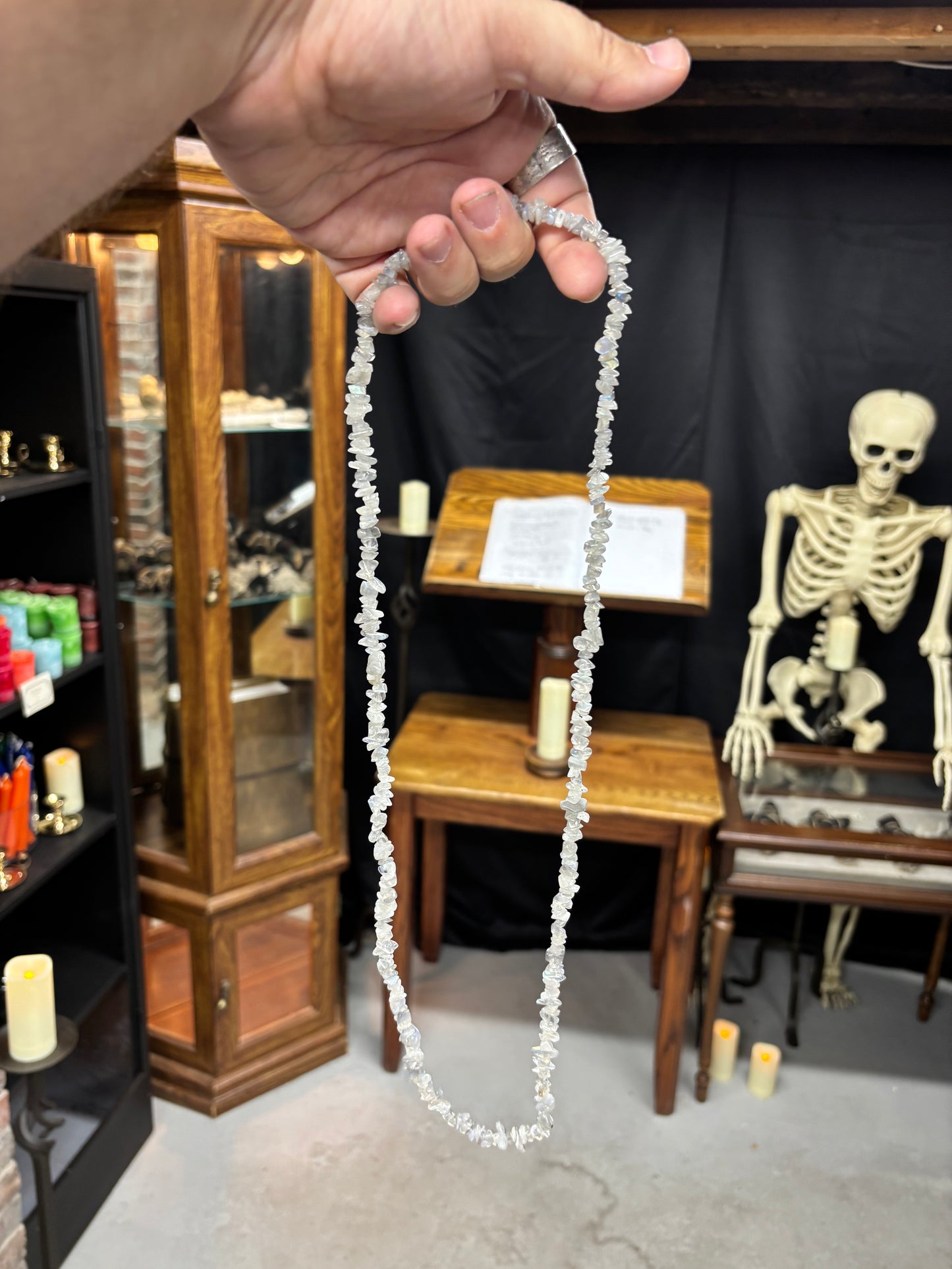 Precious Stone Chip Necklace