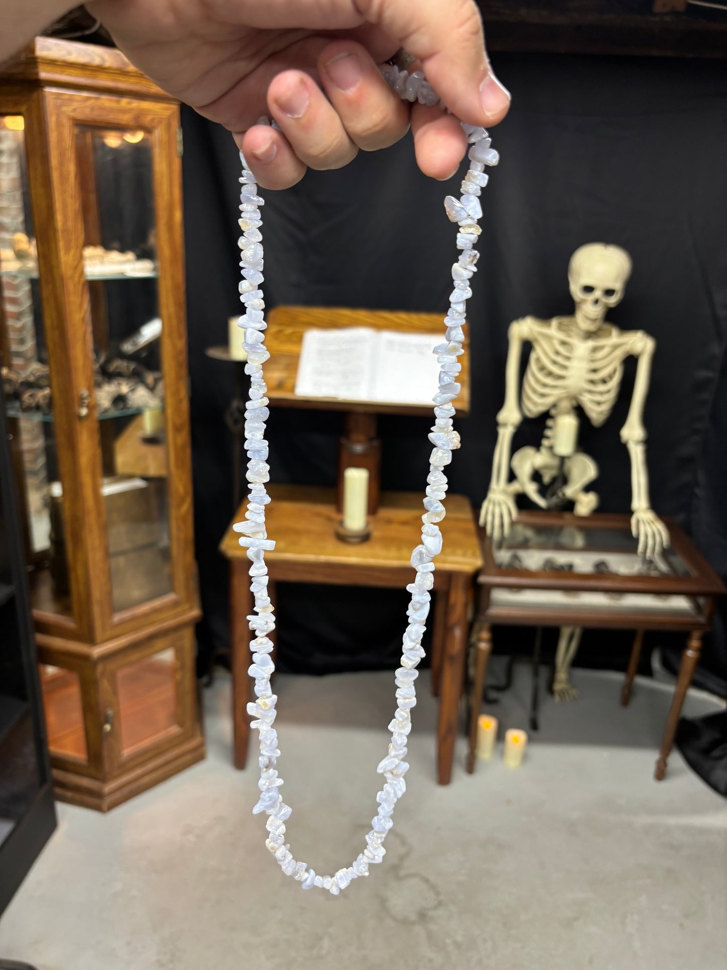 Precious Stone Chip Necklace