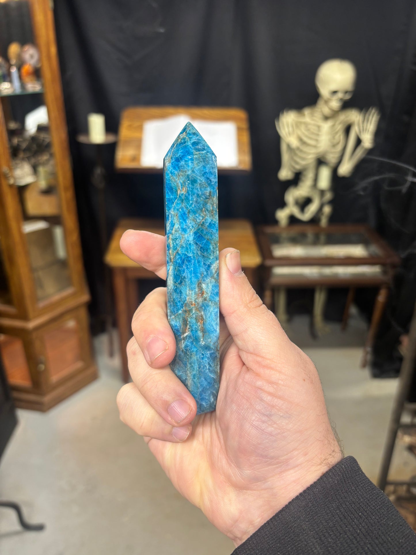 Blue Apatite Tower