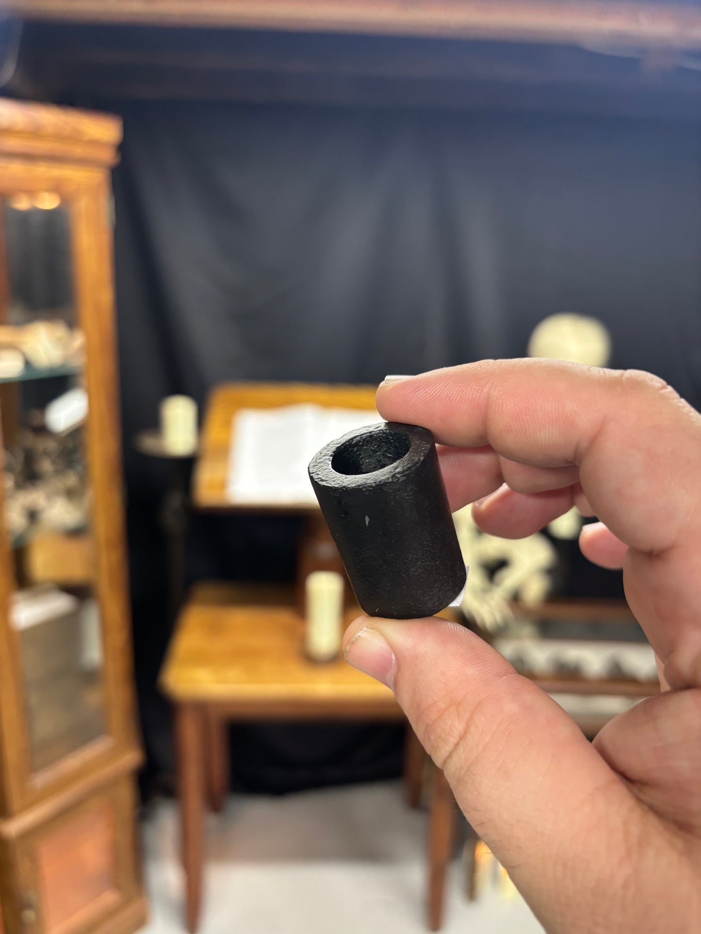 Cast Iron Chime Candle Holder