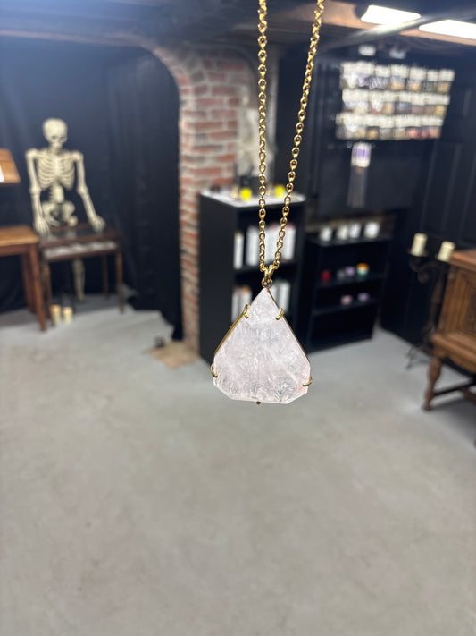 Rose Quartz Talisman Necklace