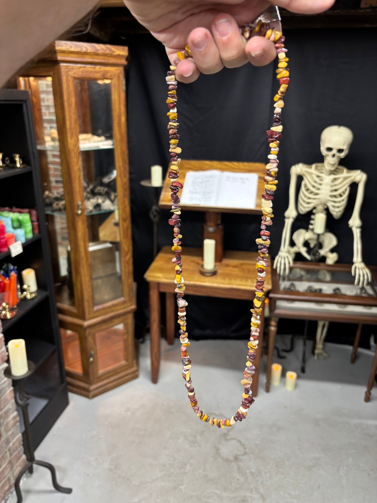 Precious Stone Chip Necklace