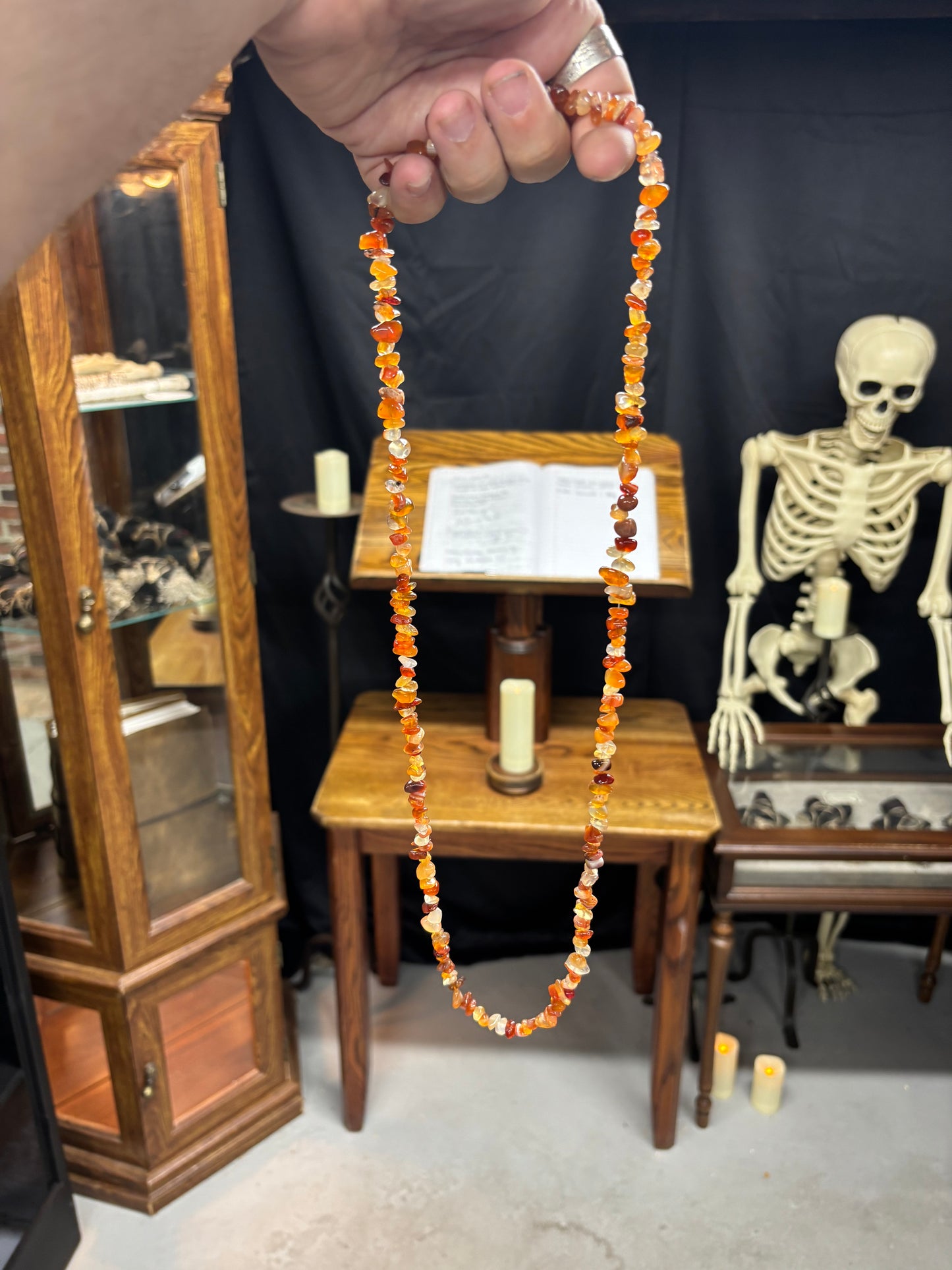 Precious Stone Chip Necklace