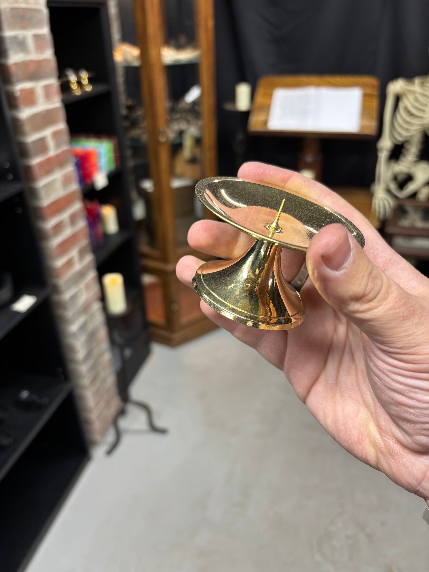 Brass Pricket Candle Holder