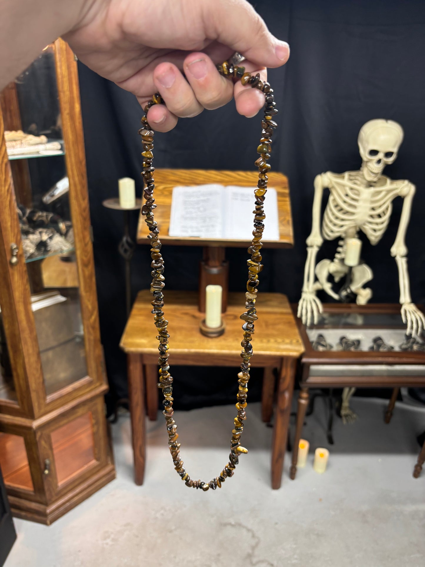 Precious Stone Chip Necklace