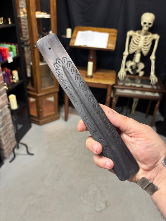 Black Incense Holder (Wooden)