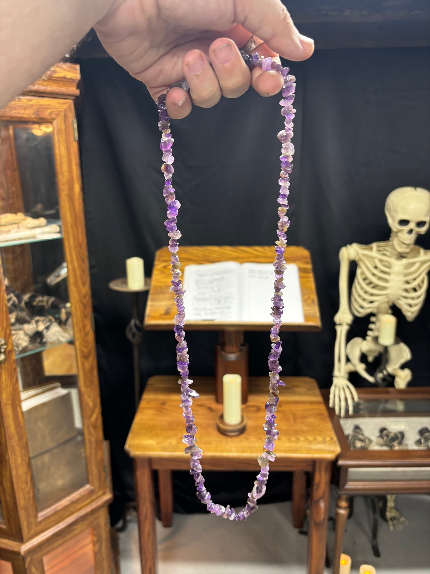 Precious Stone Chip Necklace