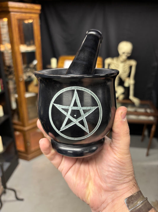Pentacle Mortar and Pestle
