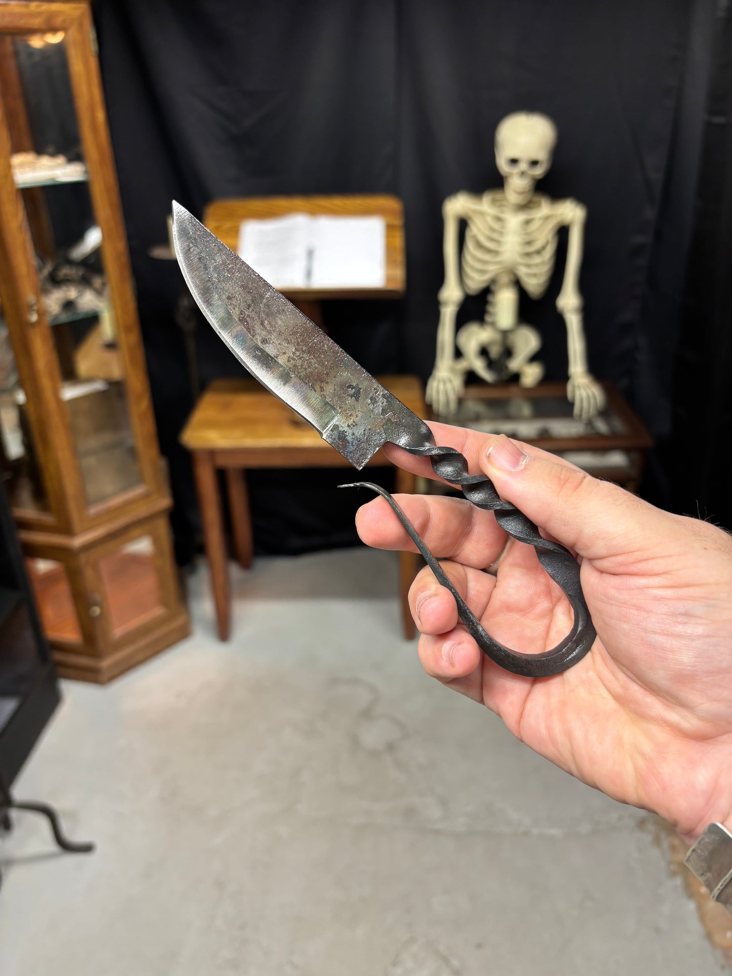 Cast Iron Boline Knife