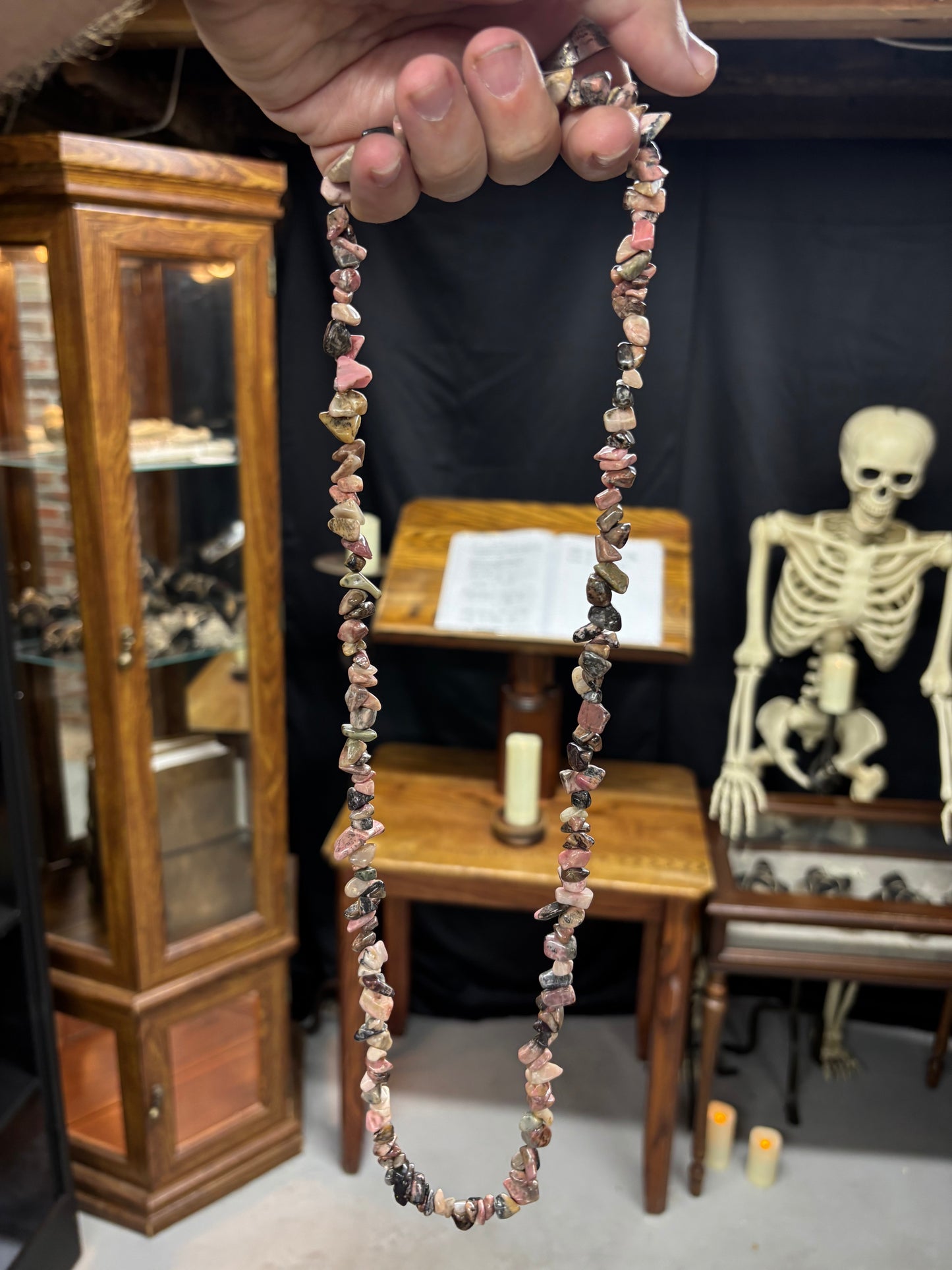 Precious Stone Chip Necklace